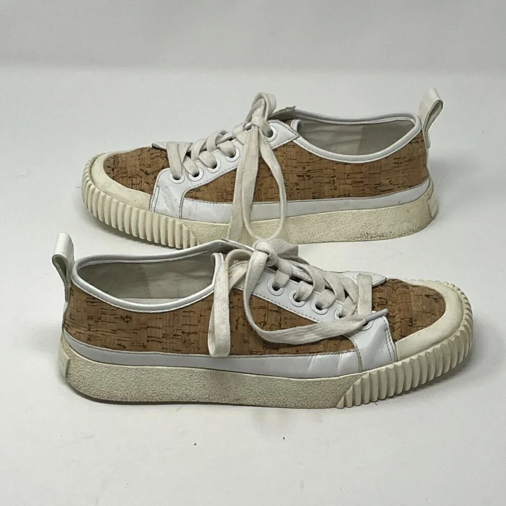 Veronica Beard 'Parise' cork sneakers 8M women white
